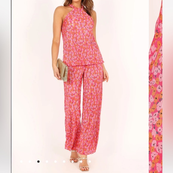 Lulu Plisse Pant Hot Pink - Petal and Pup - Picture 8 of 16